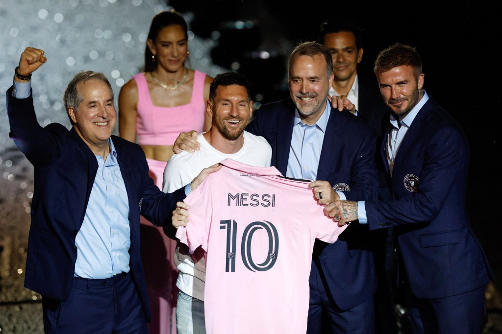 Messi fue presentado en Inter Miami: «Estoy muy feliz de estar&nbsp;acá»