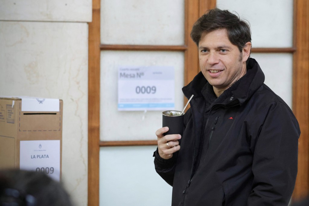 Kicillof al emitir su voto: «Transitamos una jornada&nbsp;importantísima»