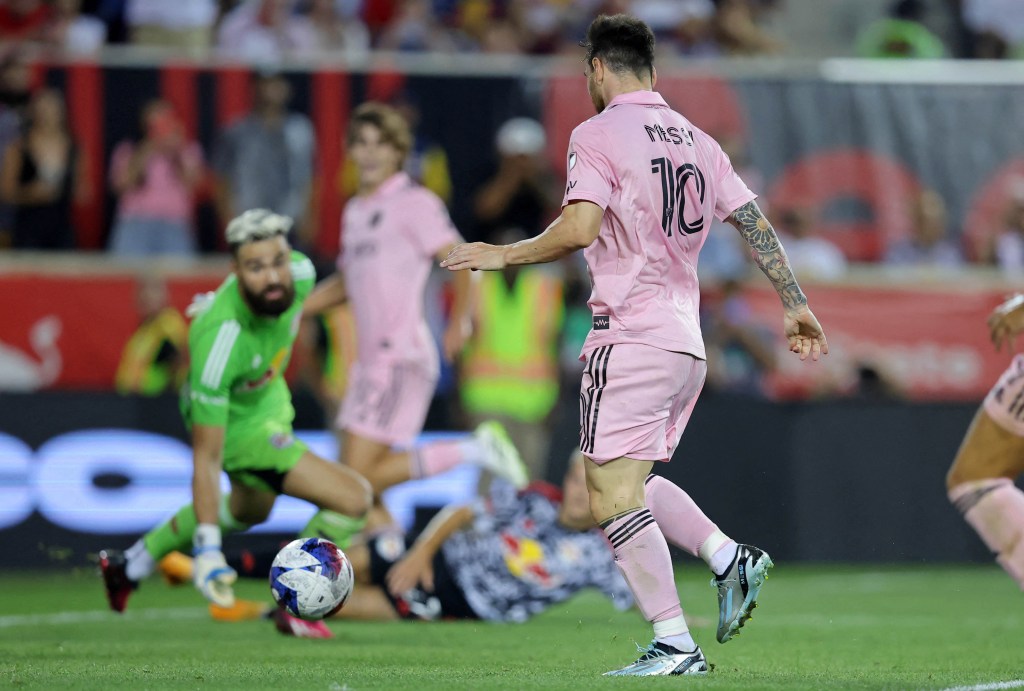 Messi convirtió su primer gol en la MLS y el Inter Miami venció al New York Red&nbsp;Bulls