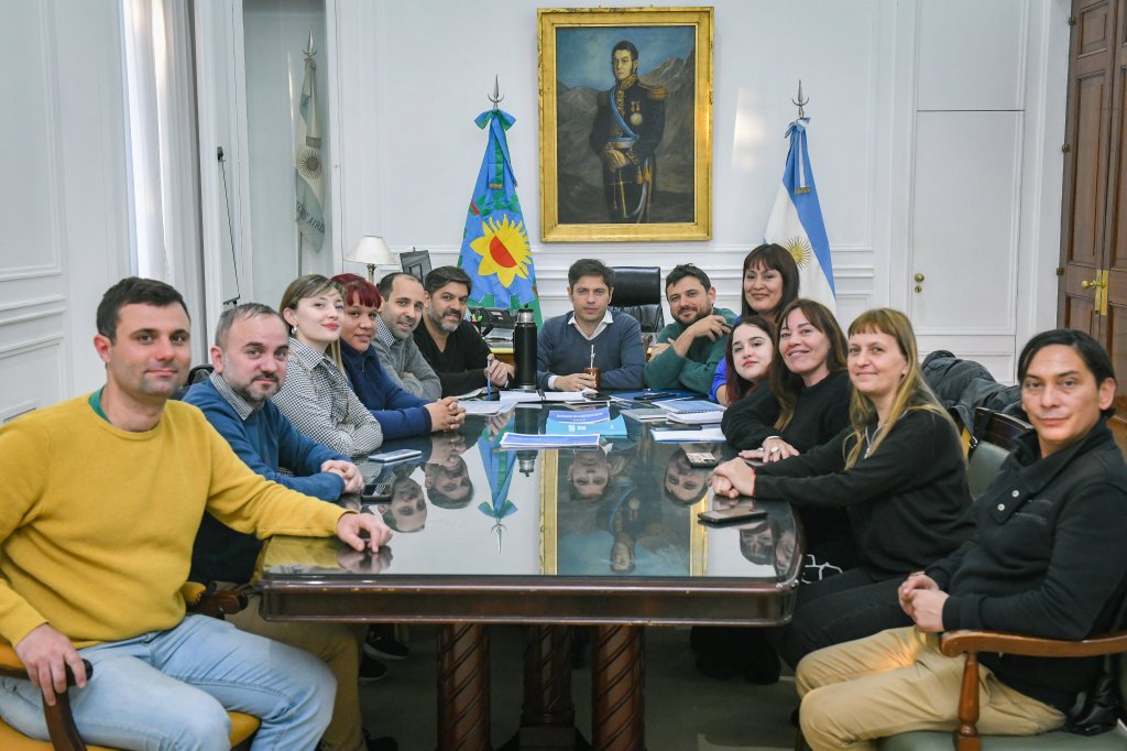 Kicillof y Grabois se reunieron para definir la estrategia de cara a las&nbsp;elecciones