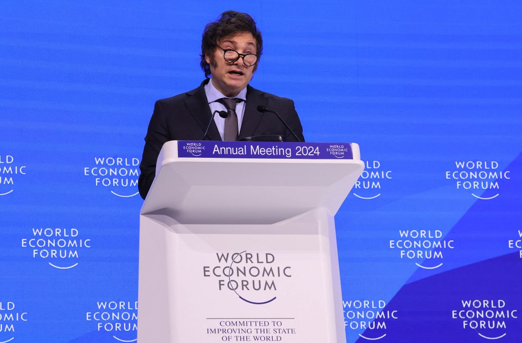 Milei, en el Foro de Davos: «El capitalismo es la única herramienta para terminar con la&nbsp;pobreza»